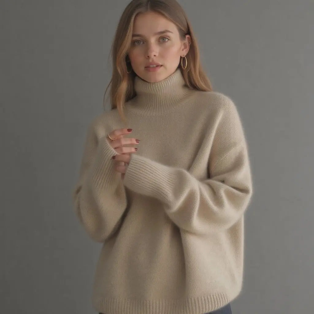 Pull femme élégante kacki — ORIS WEAR