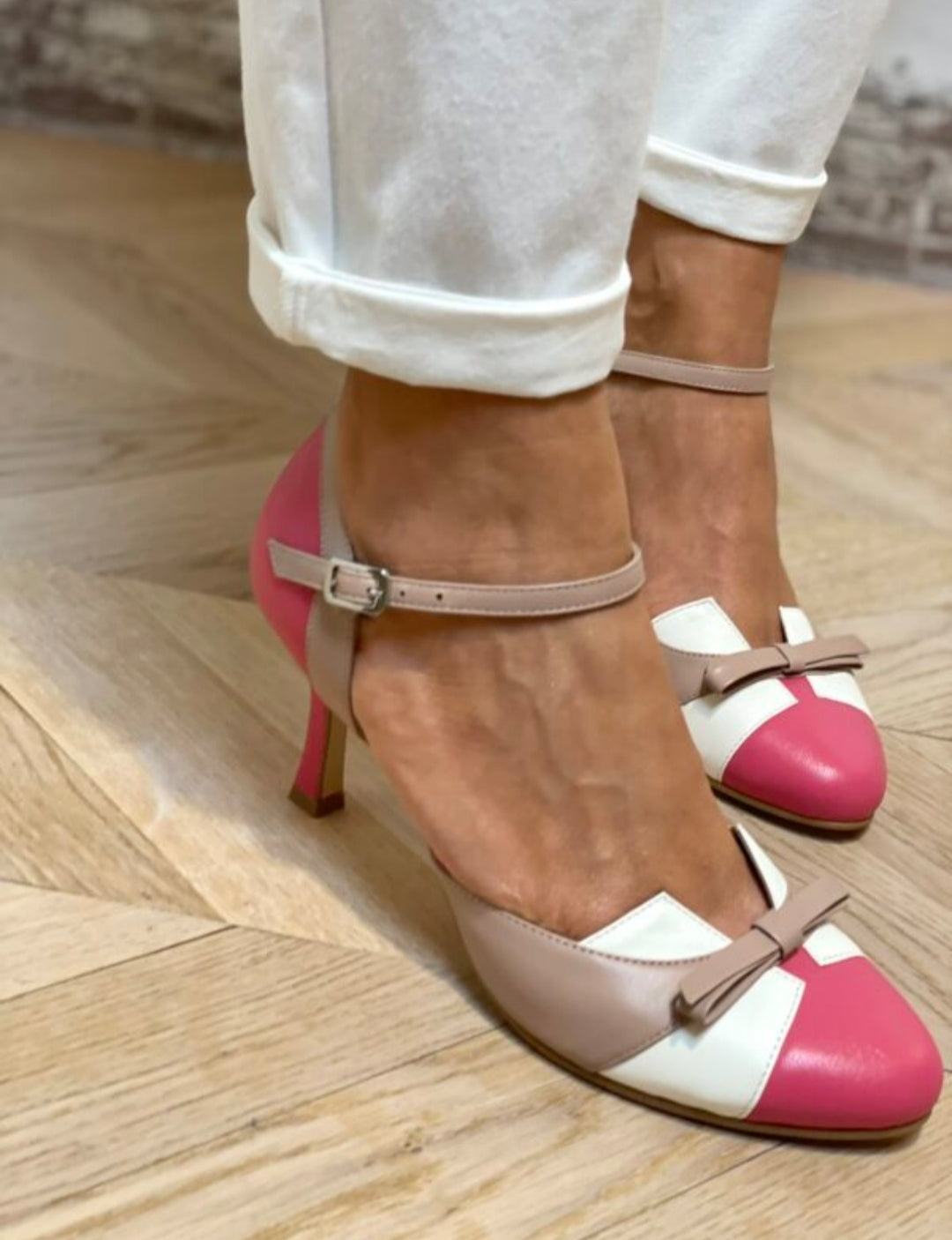 Sandales  bout pointu, boucle, talons hauts ORIS WEAR