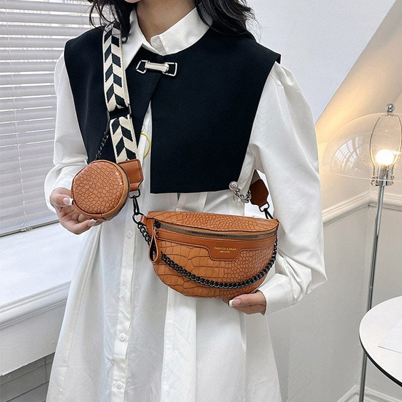 Sac Banane Cuir Femme Amaranta